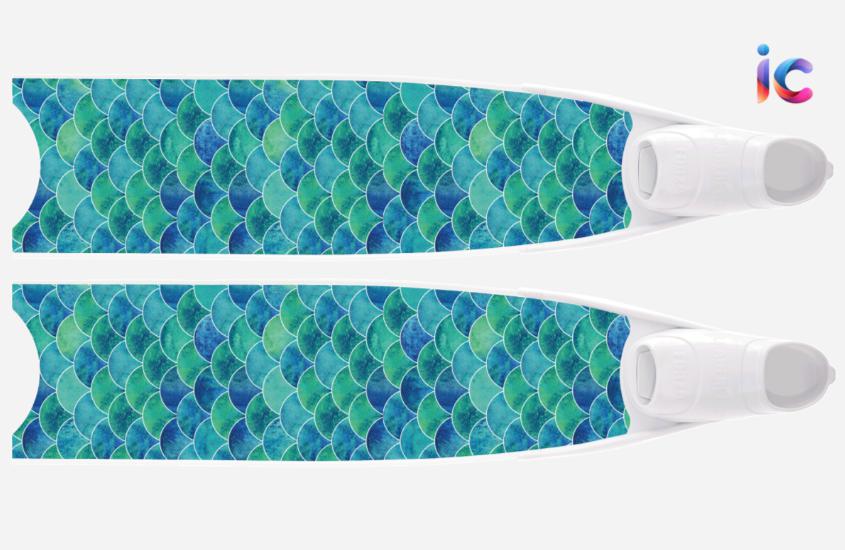 Mermaid Bright Blue